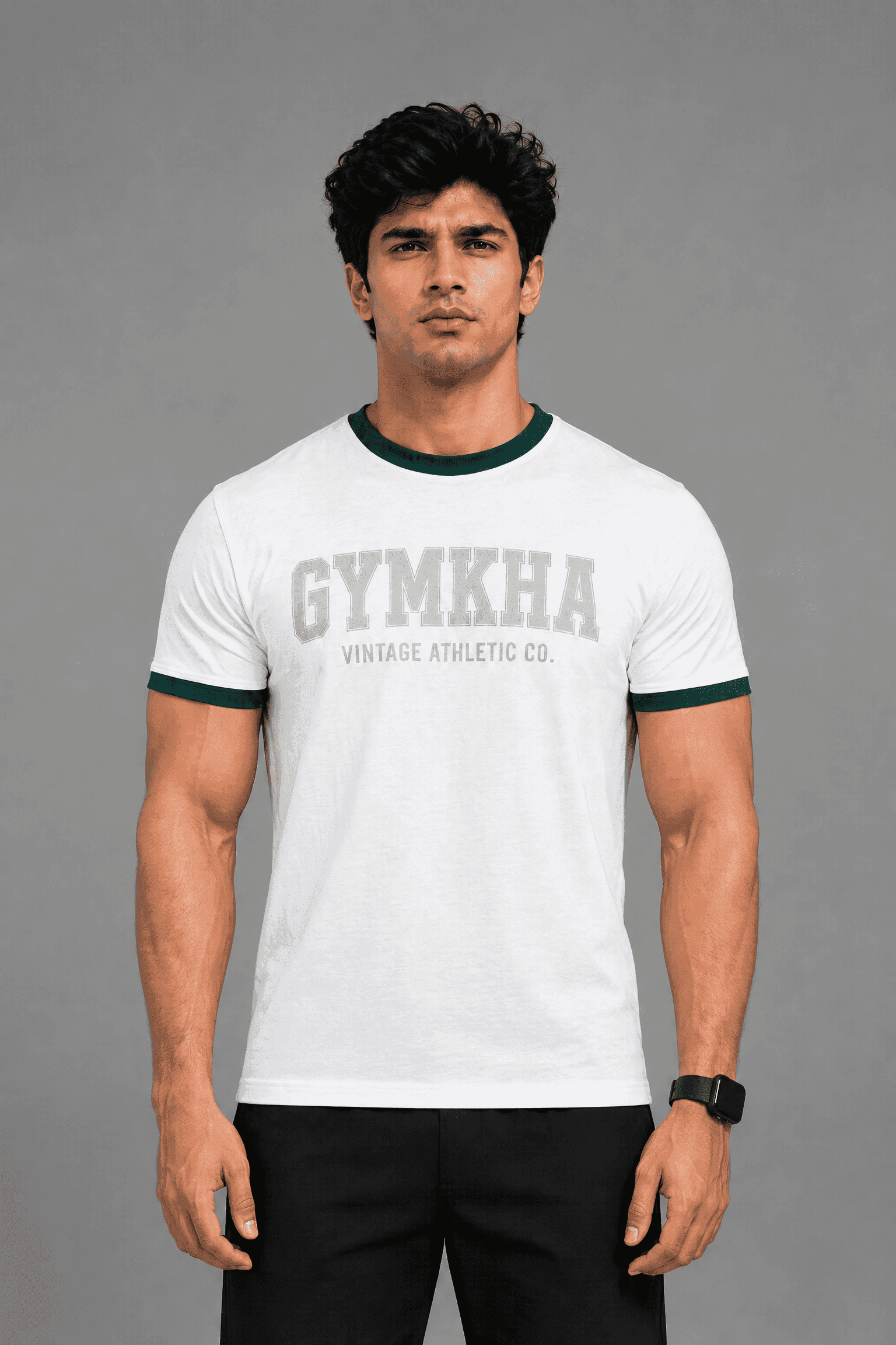 Old Skool - White Ringer Tee